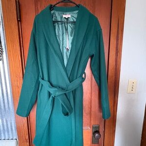 Spruce wrap wool jacket